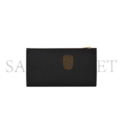YSL UPTOWN POUCH IN GRAIN DE POUDRE LEATHER 5821241GF0J1000 (21.5*12*2.5cm)